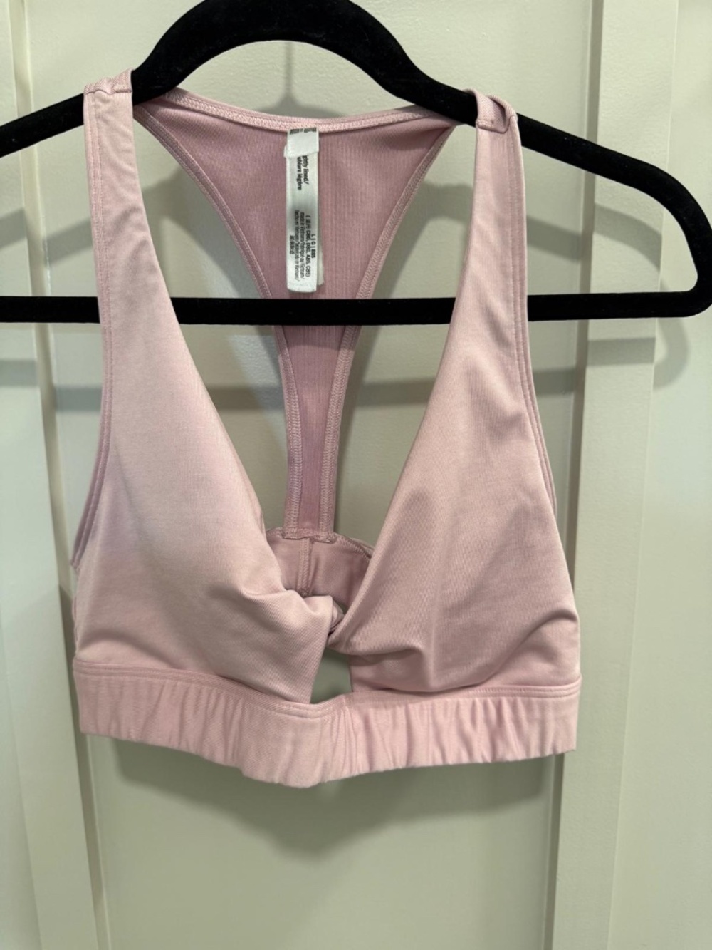 LIGHTLY USED Victoria Secret PINK Size L B85 Ultimate Lightly Lined Twisted Mauv